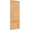 Ekena Millwork Framed Board-n-Batten Shutters w/Z-Bar, Rough Sawn Western Red Cedar, 32 1/4W x 72H, PR RBF06Z32X072RWR - alternate 2